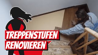 Treppenstufen renovieren  Bauhelden [upl. by Ehctav85]