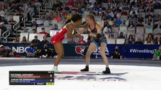 Sarah Hildebrandt VS Victoria Anthony  Women’s freestyle 50 kg [upl. by Elizabet]