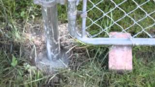 Adding a Gate to an Existing Chain Link Fence [upl. by Navaj]