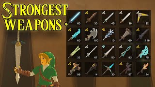 Strongest Weapons in Zelda Breath of the Wild  What Why amp Where BotW [upl. by Naols454]