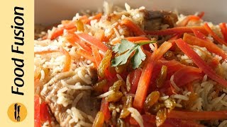 Kabuli Pulao  Afghani Pulao Simplified Recipe By Food Fusion [upl. by Acirema993]