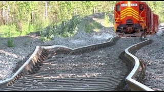 Extreme Train Railway Tracks Replacement Modern Technology  Amazing Rail Building Machines 2021 [upl. by Nimra]