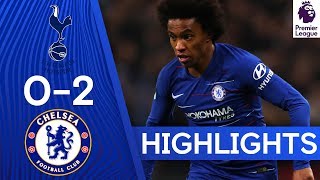 Tottenham 02 Chelsea  Willian Haunts Spurs With Double 🔥 Highlights [upl. by Jacquet]