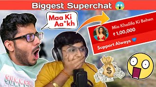 Top 5 highest Superchat  Donation in Indian gaming  CarryIsLive Mortal Scout Mythpat [upl. by Animsay]