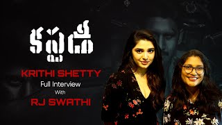 Krithi Shetty Full Interview Naga Chaithanya  Mirchi Telugu  RJ Swathi  Custody  Mirchi [upl. by Aisatsanna]