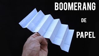 Como Hacer un Avión de Papel BOOMERANG Origami [upl. by Danie477]