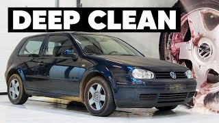 24 Year Old VW Golf Deep Clean  Full Detail [upl. by Vergil]