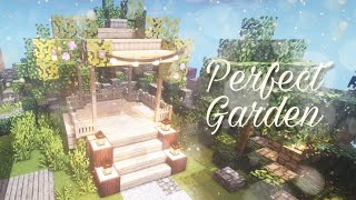 Perfect Garden in Minecraft  How to build gazebo in Minecraft [upl. by Manfred]