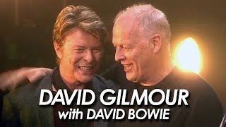 DAVID GILMOUR with DAVID BOWIE 『 Comfortably Numb 』 [upl. by Nahtnhoj401]