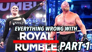 Everything Wrong With WWE Royal Rumble 2022 Part 1 [upl. by Ritter776]