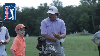 Best of  Phil Mickelson fan interactions [upl. by Eugnimod439]