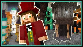 Hermitcraft 8 Episode 19 Building Grians SPOOKY ALLEY [upl. by Lukin]