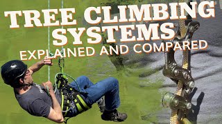 Tree Climbing Systems Explained and Compared  PLUS DEMOS [upl. by Jasik101]