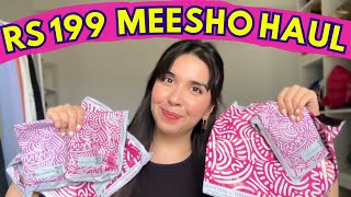 Meesho Sale Haul under Rs 199  Heli Ved [upl. by Annoyek331]