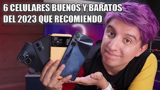 Top 6 mejores smartphones GAMA BAJA 2023 ¡Valen la pena [upl. by Femmine]