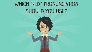 Pronunciation Past Tense Regular Verbs ed [upl. by Haslam]