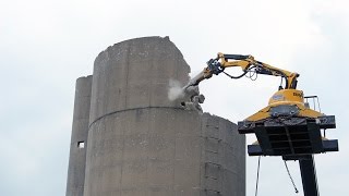 Selective Demolition 80ft Silo [upl. by Crocker]