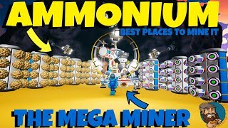 ASTRONEER  AMMONIUM TIPS AND TRICKS WITH THE MEGA MINER [upl. by Odlabso665]