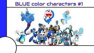 All blue characters from games series and movies sings Im blue DA BA DEE part 1 [upl. by Neelak844]