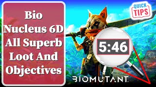 Biomutant  Bio Nucleus 6D  All Superb Loot And Objectives [upl. by Arleta]