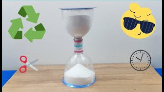 hacer un RELOJ DE SAL con botellas de plastico recicladas [upl. by Bobbie]