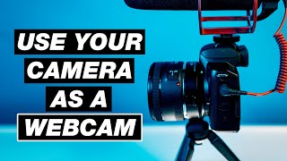 🔴 How to Use Your DSLR as a WEBCAM Canon EOS Webcam Utility Free Software [upl. by Yrgoerg]