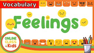 Feelings Vocabulary for English Learners  Learn English  Talking Flashcards  ESL Games [upl. by Adnilasor]