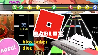 ROBLOX RHYTHM GAMES it has an osu mania clone lol [upl. by Bondon]