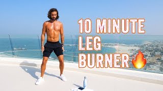 Savage 10 Minute Leg Burner  The Body Coach TV [upl. by Matti]