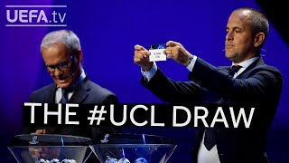 THE UCL GROUP STAGE DRAW [upl. by Esialb]