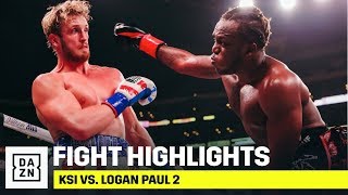 HIGHLIGHTS  KSI vs Logan Paul 2 [upl. by Yelbmik]