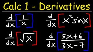 Calculus 1  Derivatives [upl. by Dituri]