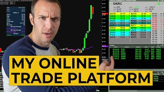 Day Trading For Beginners  My Online Trade Platform Explained In Detail [upl. by Aihsemaj]