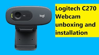 Logitech C270 HD Webcam  Desktop or Laptop Webcam [upl. by Doble236]