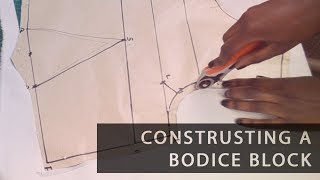 Pattern Drafting for Beginners – Bodice Construction Tutorial • Elewa [upl. by Boaten]