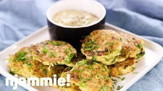 Courgettekoekjes Recept  njammie [upl. by Burl]