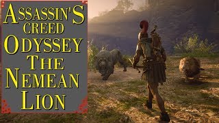 Assassins Creed Odyssey The Nemean Lion amp Location How To Get Gold Weapon [upl. by Aleahs]