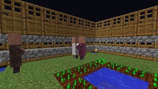 Minecraft 1122How to breed villagers [upl. by Noir]