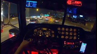 StretchedOut Peterbilt Through Chicago [upl. by Ydnac168]