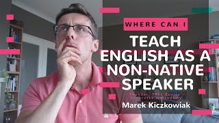 Where can I teach English as a nonnative speaker [upl. by Palmer]