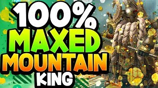 Raid Shadow Legends 100K HP Mountain King Guide Build amp Masteries [upl. by Sidell74]