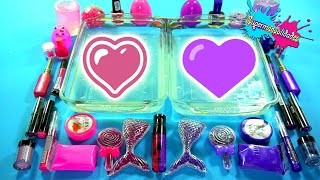 Mezclando Slime Morado vs Rosa  Supermanualidades [upl. by Karas]