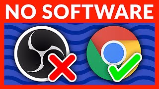 How to live stream without software  OBS alternative [upl. by Tedmund848]