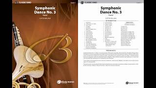 Symphonic Dance No 3 quotFiestaquot by Clifton Williams – Score amp Sound [upl. by Gradeigh]