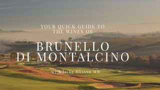 Your Quick Guide to Brunello di Montalcino Wines [upl. by Yeniar]