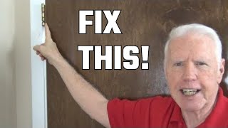 How to FIX a Door That Opens or Closes Itself – EASY [upl. by Arvy]