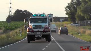 Engine 2 US Army Fire Department Germersheim mit Wailhorn  Bullhorn [upl. by Aivatnuhs]