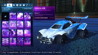 All Black Market Decals in Rocket League 2020 SHOWCASE [upl. by Bertero]