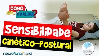 COMO AVALIAR SENSIBILIDADE PROFUNDA Avaliação CinéticoPostural [upl. by Tidwell]