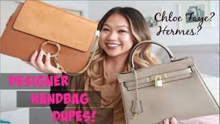 HIGH END DESIGNER HANDBAG DUPES FROM AMAZON  HOLIDAY GIFT IDEAS FOR HER [upl. by Paderna842]